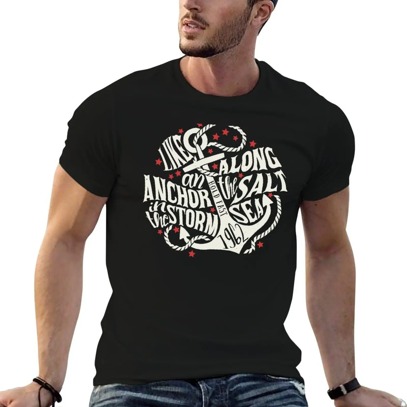 

plain black Storm for In man t plain Like t-shirt man T-Shirt an Anchor package graphic The shirt cotton man t shirts