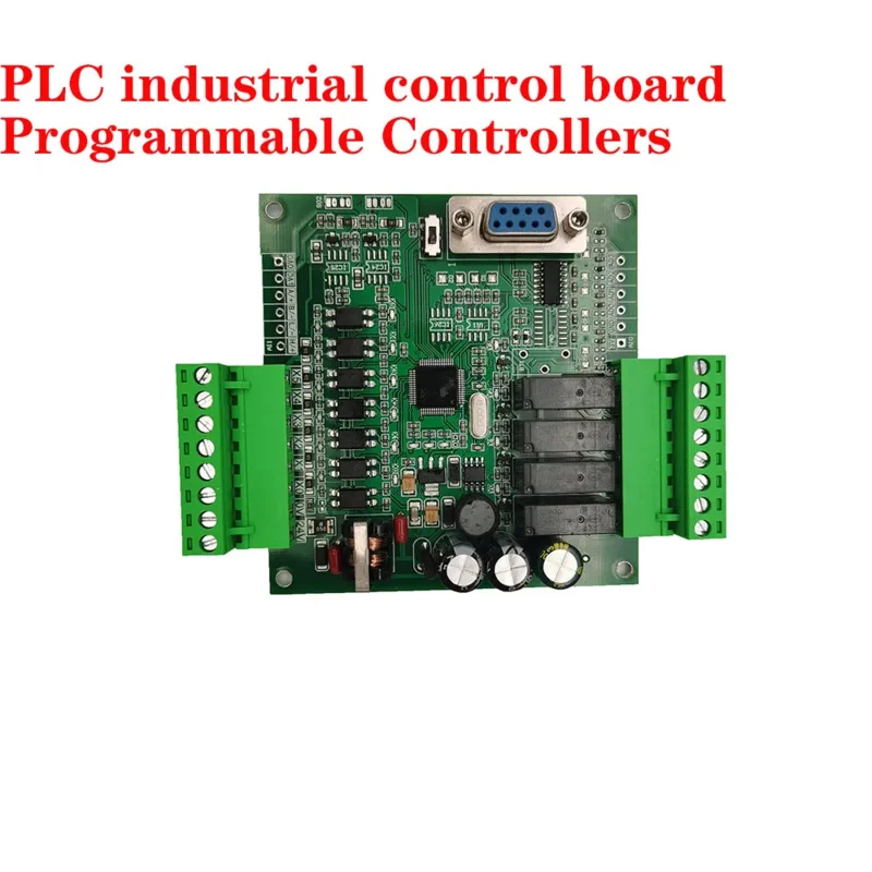 PLC Industrial Control Board Programmable Controller Compatible 2N 1N 10MR (B)