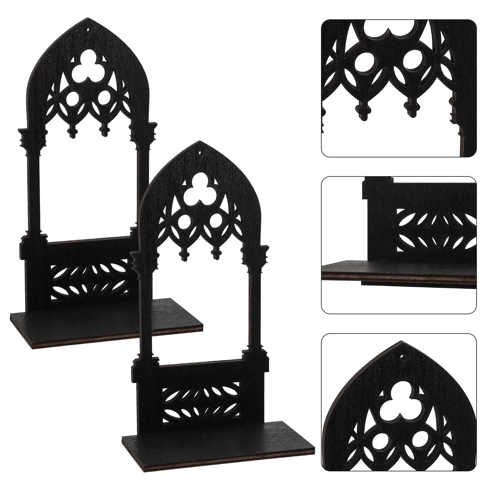 

Candlesticks Black Holder Holders for Table Centerpiece High Quality Vintage Centerpieces Tables Stands Pillar Office