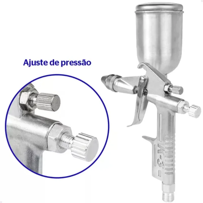 Gun K3 Aluminium Retouch Aerograph Silver Color Tools Guns