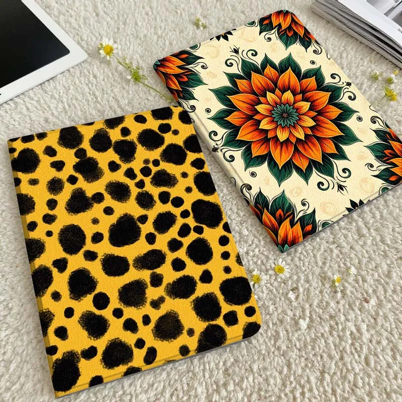 

Yellow Leopard Print Pattern Gift Tablet Case For Xiaomi Redmi Mini Pad SE K 2 4 5 6 7 8 2023 2025 11 8.8 11.2 10.1 Pro