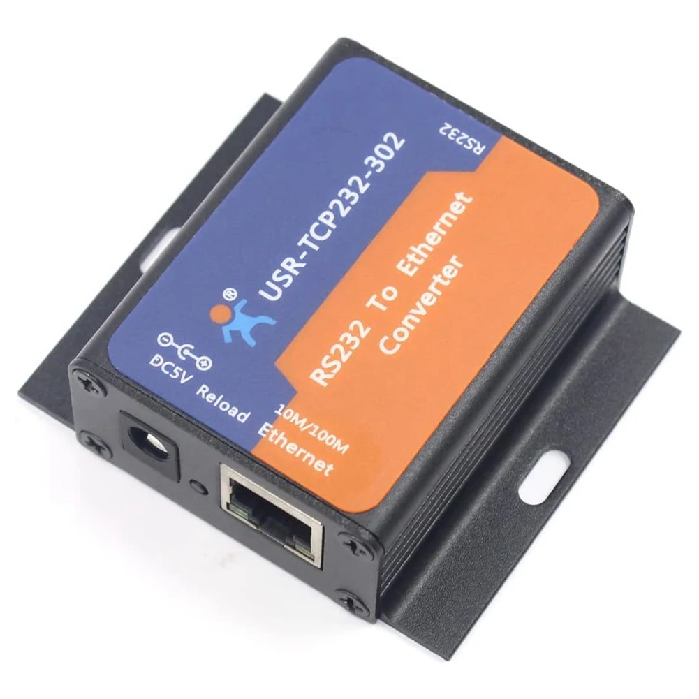 Módulo Servidor Ethernet USR USR-TCP232-302 RS232 para Ethernet Módulo Servidor IP TCP Conversor Ethernet Suporte DHCP/DNS