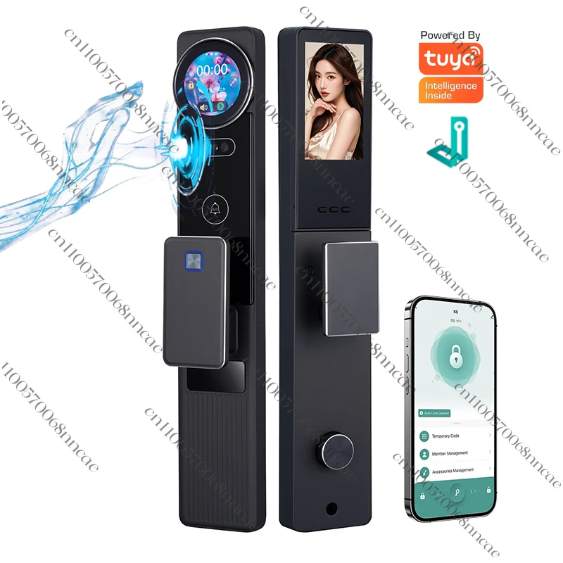 

Palm Vein 3d Face Recognition Door Lock AIl Fully Automatic Electronic Digital Biometric Fingerprint Smart Lock for Home