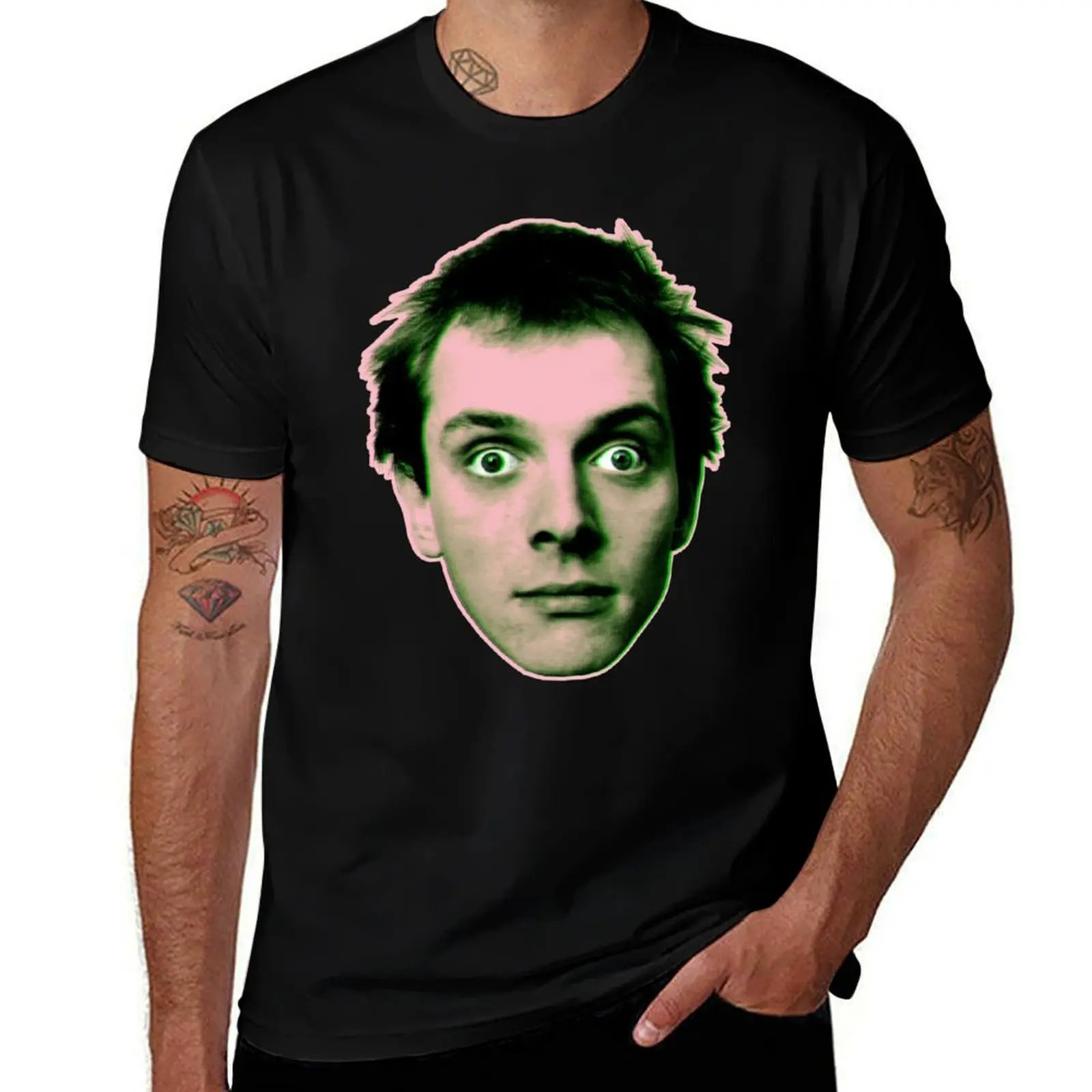 RIK MAYALL T-Shirt Casual Everyday Short Sleeve T-Shirt