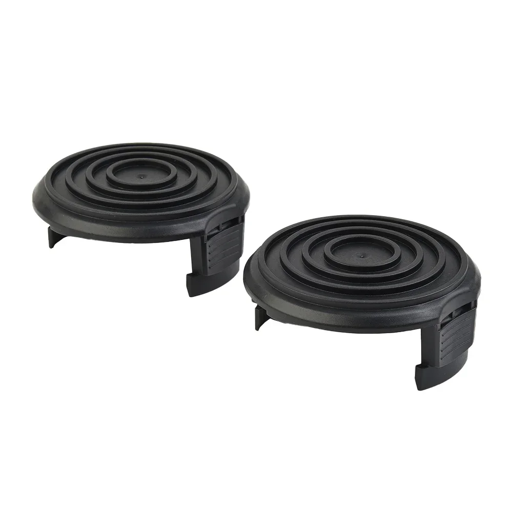 Line Spools Cover Spool Cap Road Garden Outdoor Black Parts Prt550a1 Replacements 2 Pcs 91105342 ABS Accessories