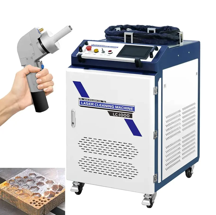 

High Quality 1000w 1500w 2000w Laser Cleaning Machine Fiber Laser Rust Removal Machine for Cleaning Rusty Metal