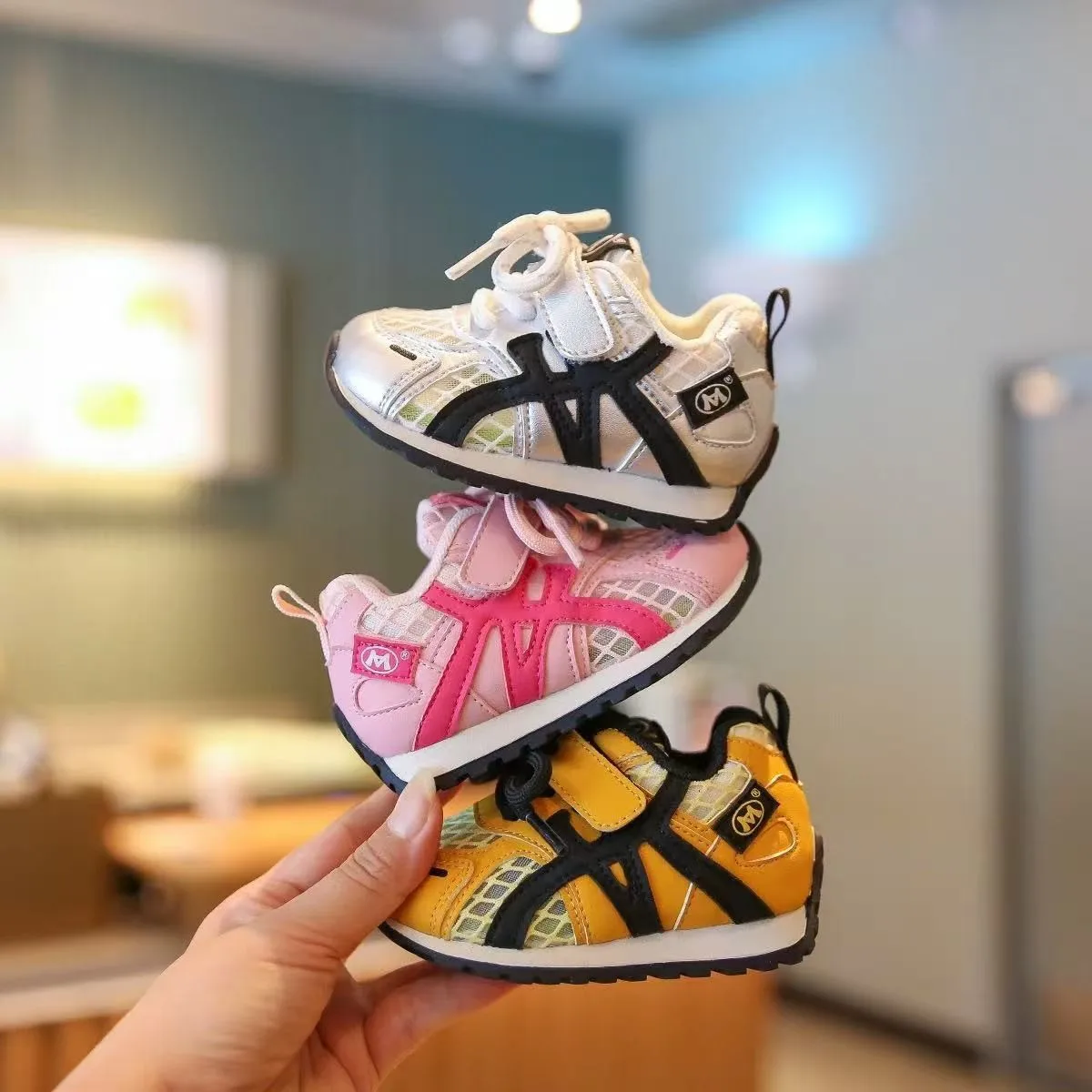 Breathable Mesh Baby Shoes Toddler Learning to Walk Shoes Summer New Style Girl Boy Function Shoes -3 Years Old Children Foo...
