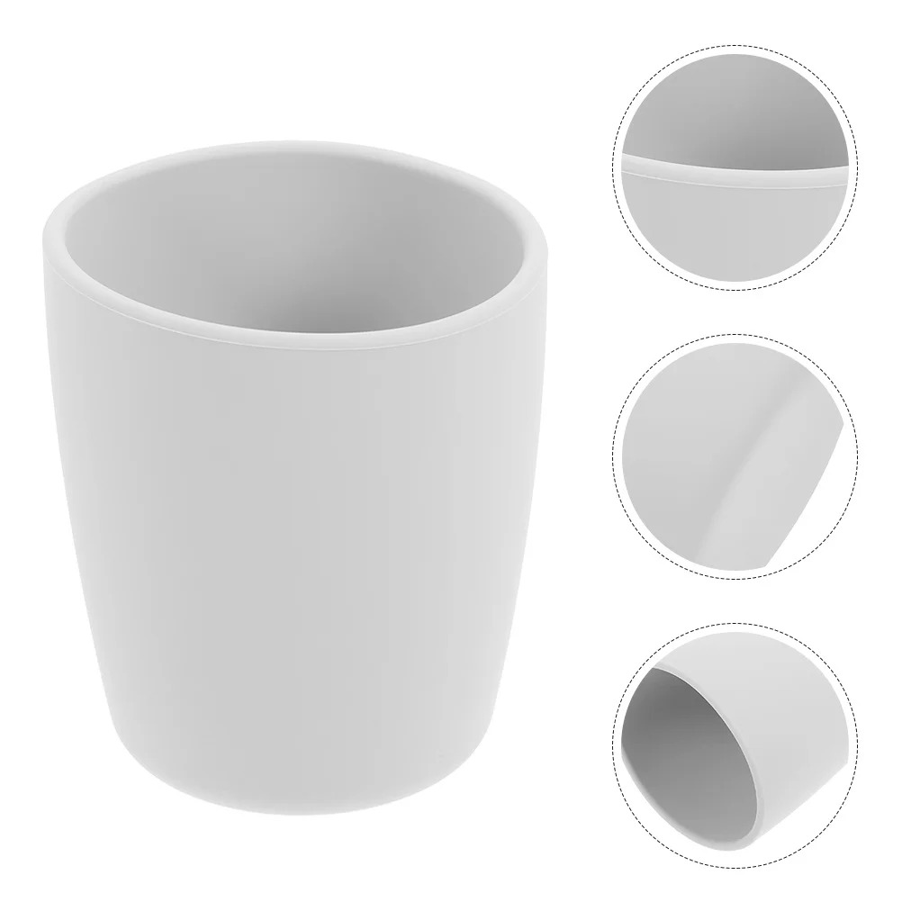 

2Pcs Silicone Cup Open Top Trainer for Infants Drinking Cup 6 Months Plus Unbreakable Lightweight Home Bathroom Use