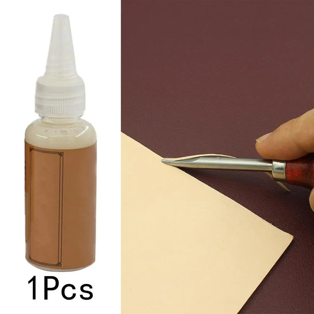 DIY Leather Edge Polish Gum Acrylic Finisher Smooth Sealer Dye for Leathercraft Patterns and Templates