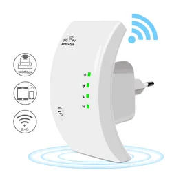 Repetidor WiFi de 300Mbps, enrutador extensor, amplificador de señal WiFi inalámbrico, amplificador de largo alcance, punto de acceso