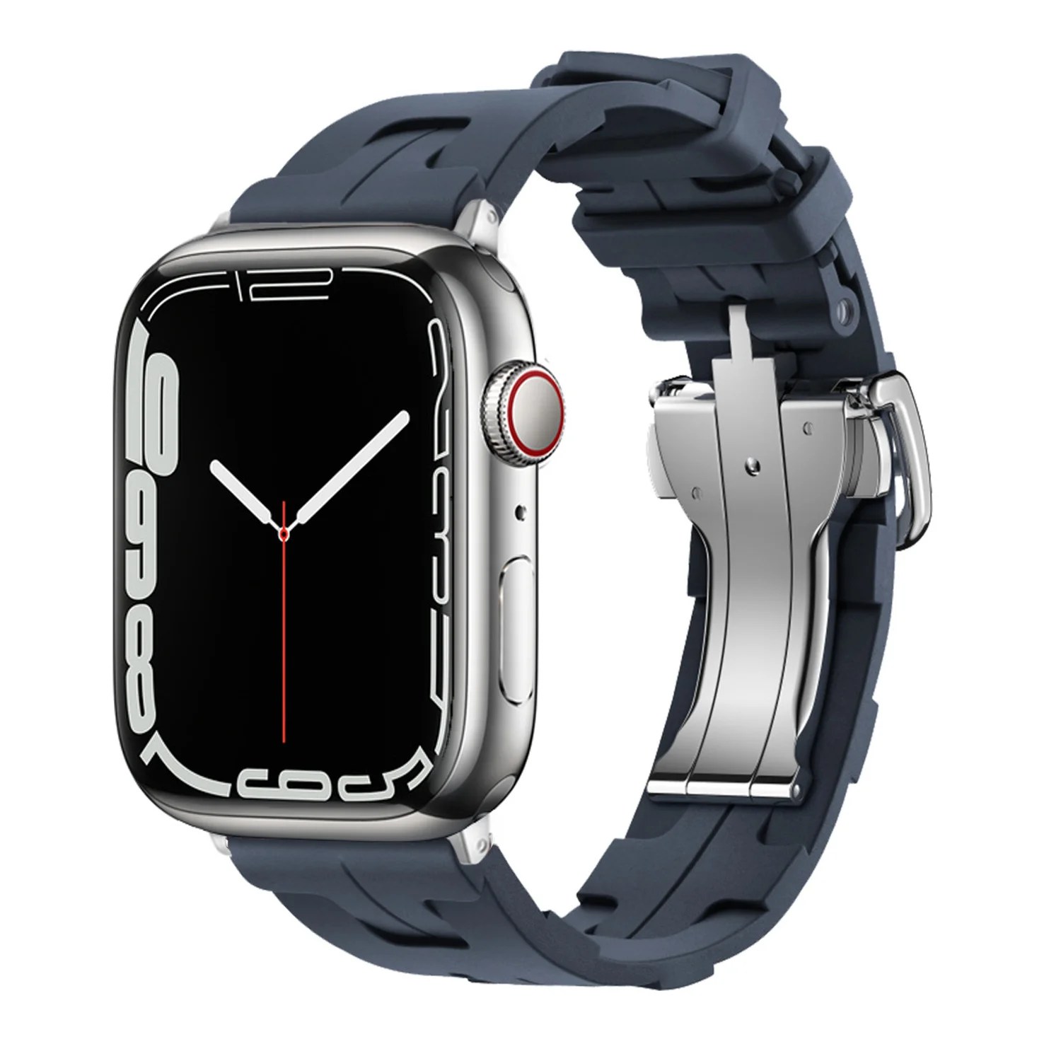 Kilim Single Tour Silicone Band For Apple Watch Band 44mm 40mm 45mm 49mm 41mm 38 42 bracelet iwatch series se 3 6 7 8 9 ultra 2