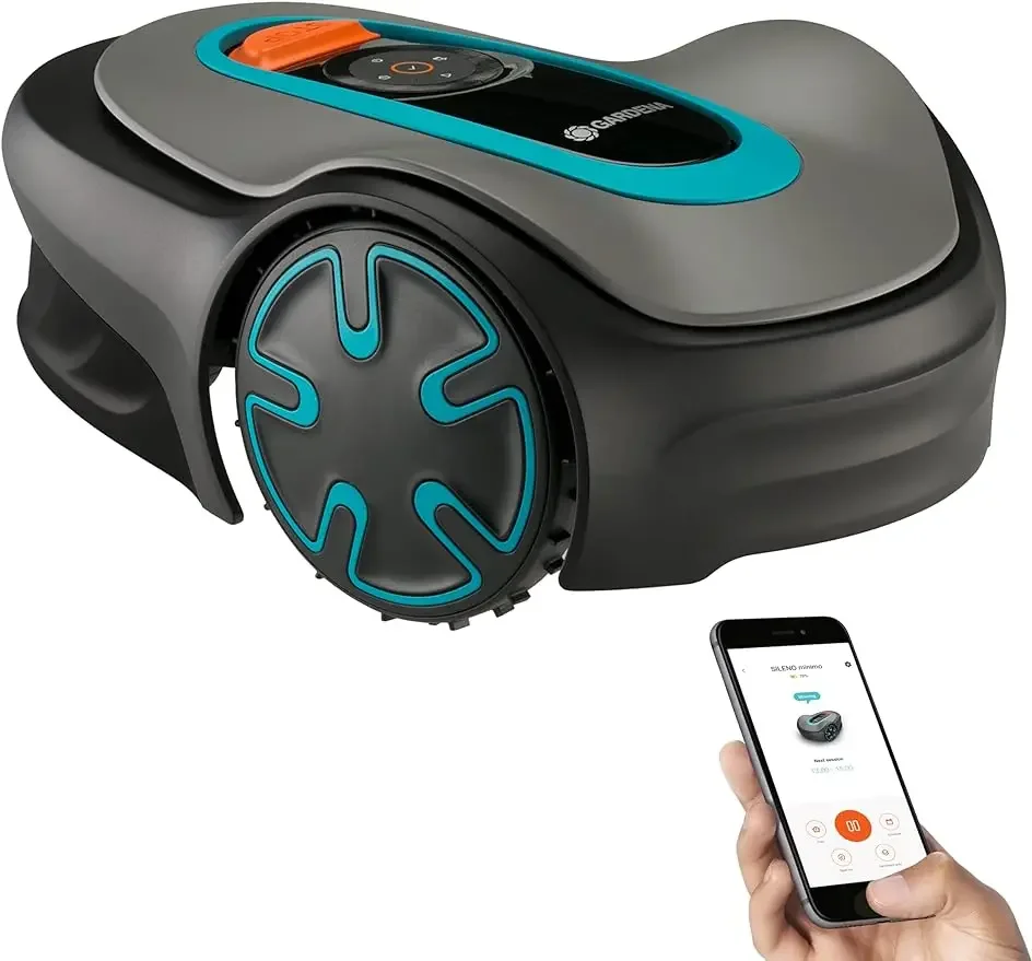 

for GARDENA SILENO Minimo Automatic Robotic Lawn Mower with Bluetooth app, Boundary Wire - For lawns up to 2700 Sq Ft, Made in E