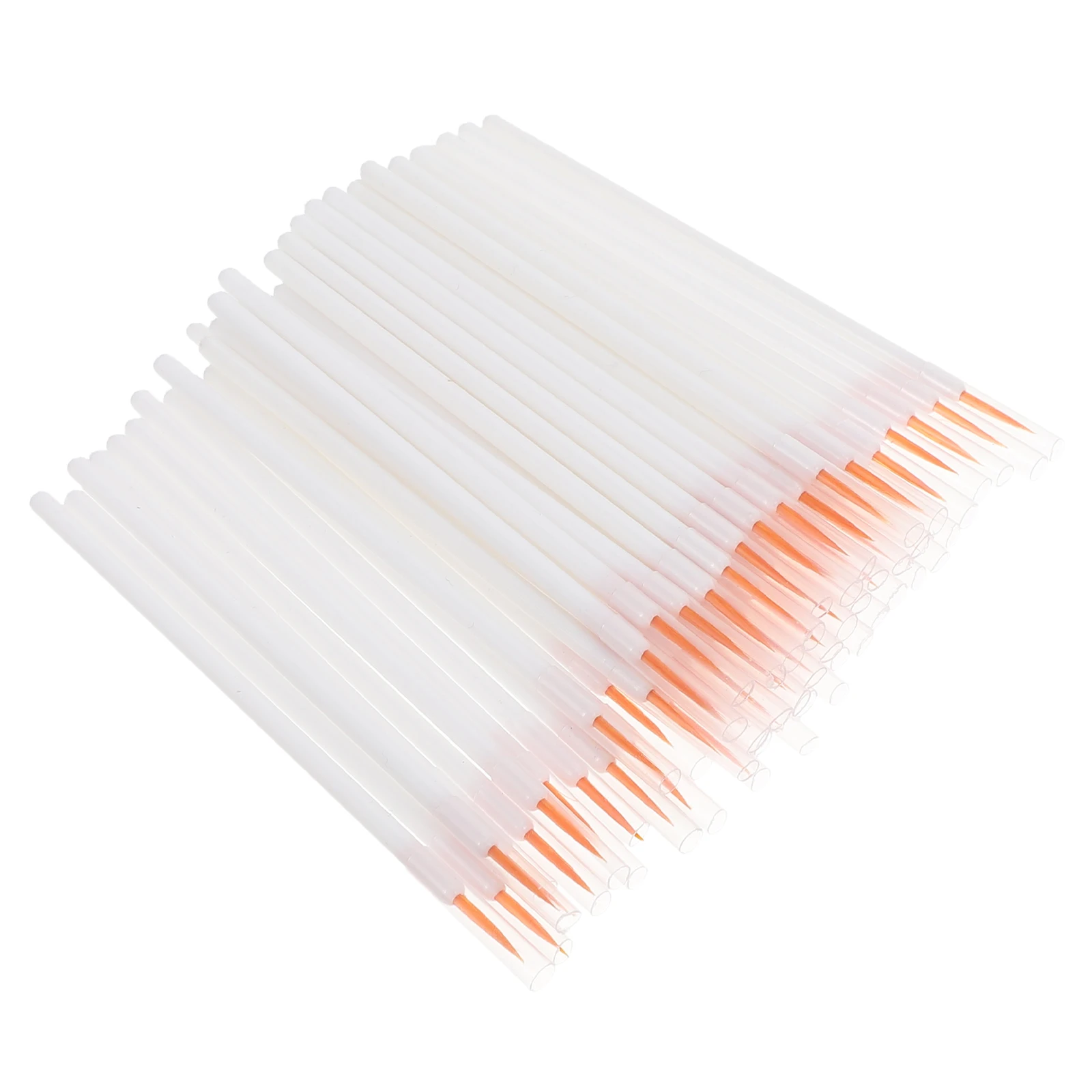 100 pezzi pennello per eyeliner applicatore per eyeliner usa e getta fibra di nylon fine strumento per il trucco degli occhi pennello essenziale per truccatore