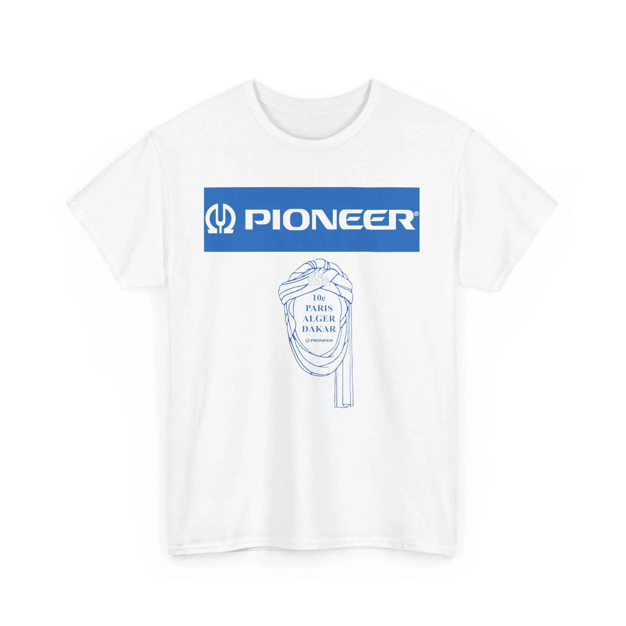 Pioneer Dakar Vintage Style Shirt Racing Car Movie Brad Pitt T-shirt Group B Rally Shirt Paris Alger Dakar Men and Women T Shirt