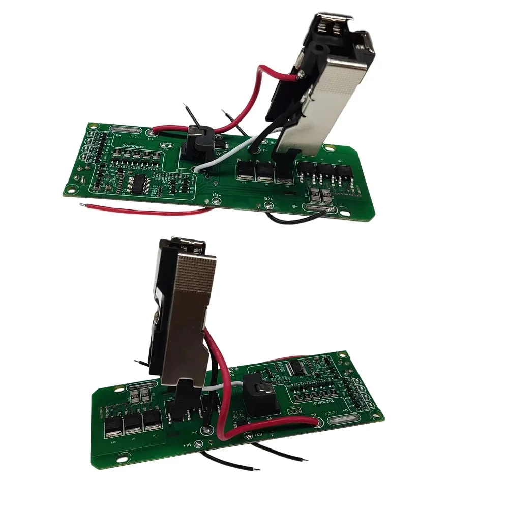 

High Quality Brand New Protection Board Power Tools Accessories 2Pcs Charging Protection Circuit Board PCB Green
