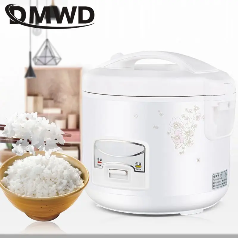 2L Electric Rice Cooker Food Steamer Multicooker Porridge Cake Maker Stew Pot Breakfast Machine Portable Lunch Box 220V