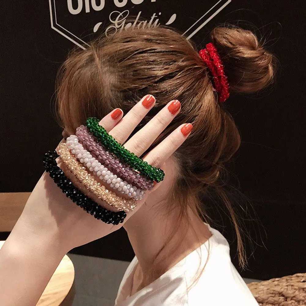 Accesorios para sombreros de moda para niñas y mujeres, banda de goma para estudiantes a la moda, cuerda para el cabello, coleteros, lazos para el cabello