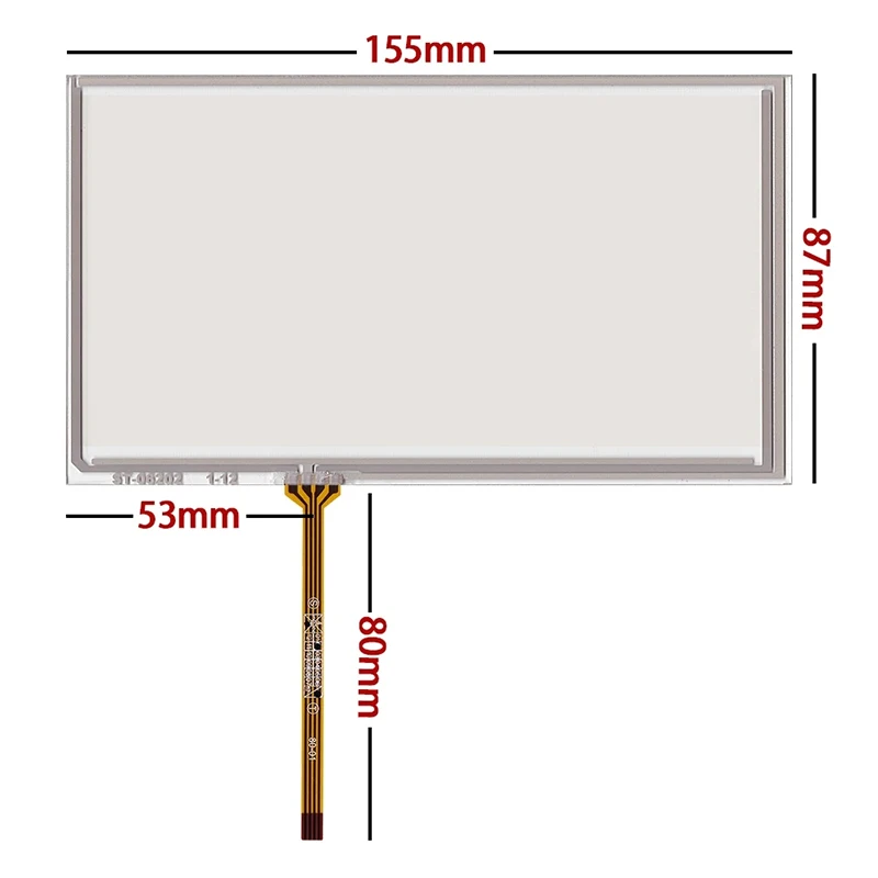 Nueva Pantalla Táctil Digitalizadora Resistiva de 6.2 Pulgadas y 4 Cables para Pioneer AVIC-Z7330DAB-CT, Compatible con Pioneer AVH-X390BT AVH-270BTg 155x87