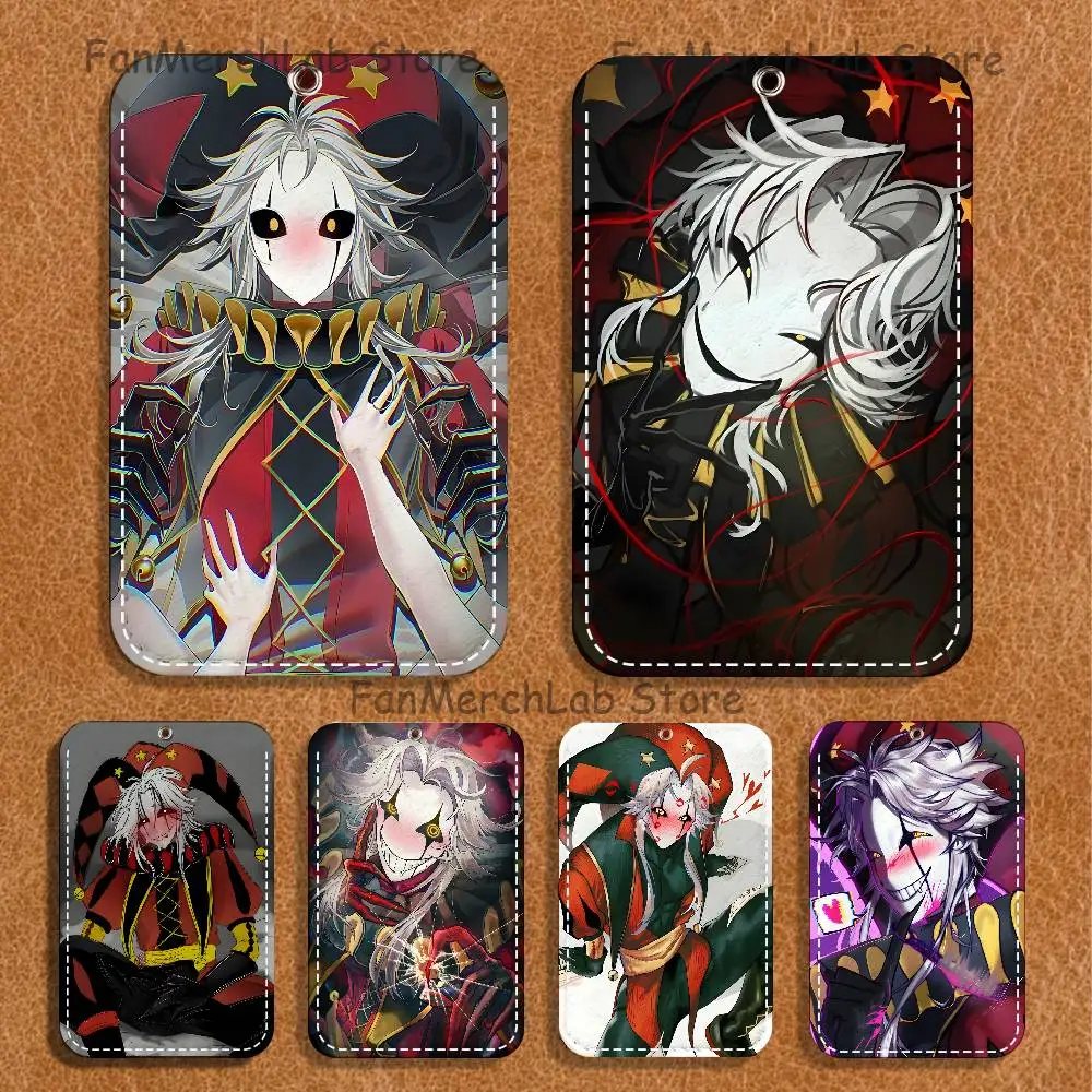 P-Pierrot T-The F-Freak C-Circus Holder Keychain For Bank Business Work Card Holder Student Card Protective Case Bus Card