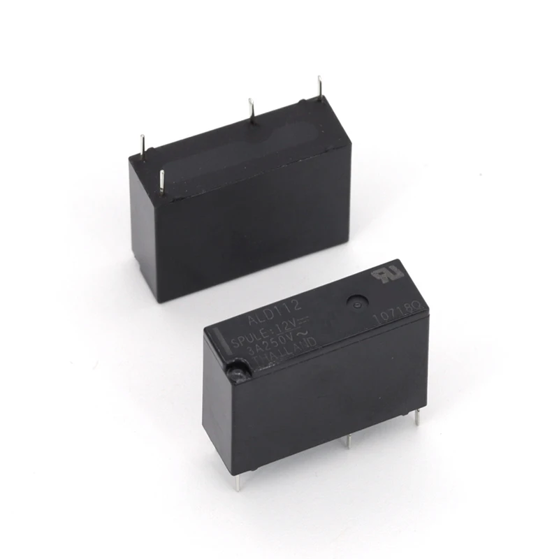 2PCS 5A Relay ALDP105 ALDP112 ALDP124 ALDP112 5V 12V 24V 5A 250V 4PIN a group of normally open ALD112 12V 3A