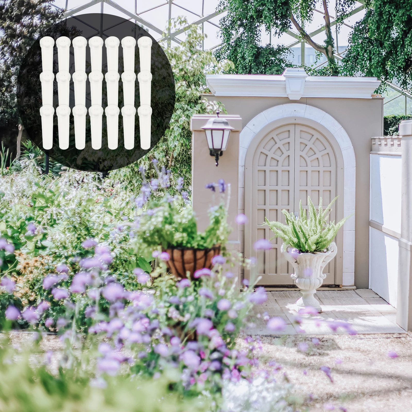 

25pcs Nutrition Tubes Plastic Flower Tubes Eco friendly Freshness Gardening Flower Water Container Storage Pipes Florist