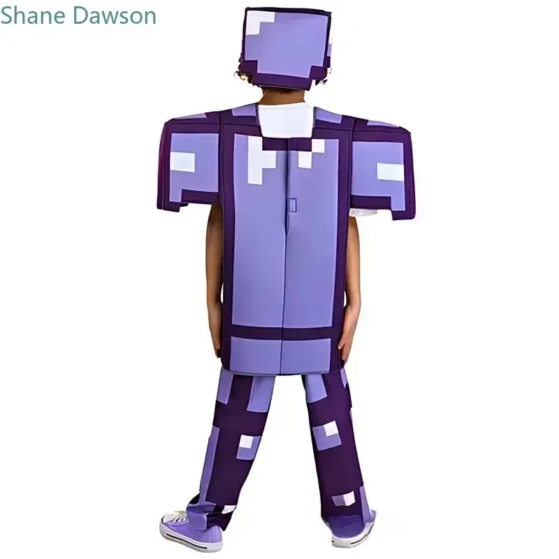 أزياء أطفال جديدة من sisi 2233 مجموعات صناعة My World Minecraftinglies مع ألعاب تنكرية من سلسلة درع الماس للهالوين السيف