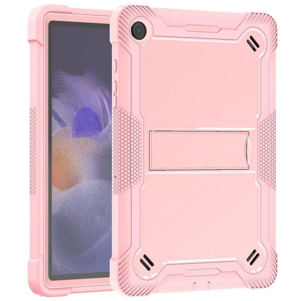 Heavy Duty Stand Case For Samsung Galaxy Tab A9 SM-X110 X115 X117 A9 Plus SM-X210 X216B X128U Armor Cover ShockProof Silicone+PC