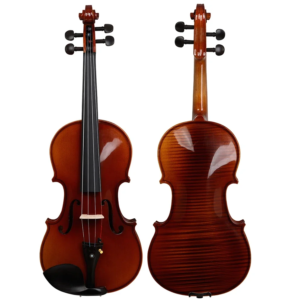 Astonvilla 4/4 Acoustic Violin AV-306 Handmade Violin Maple Body Violin Fiddle with Case Bow Beginners Professional Instrument
