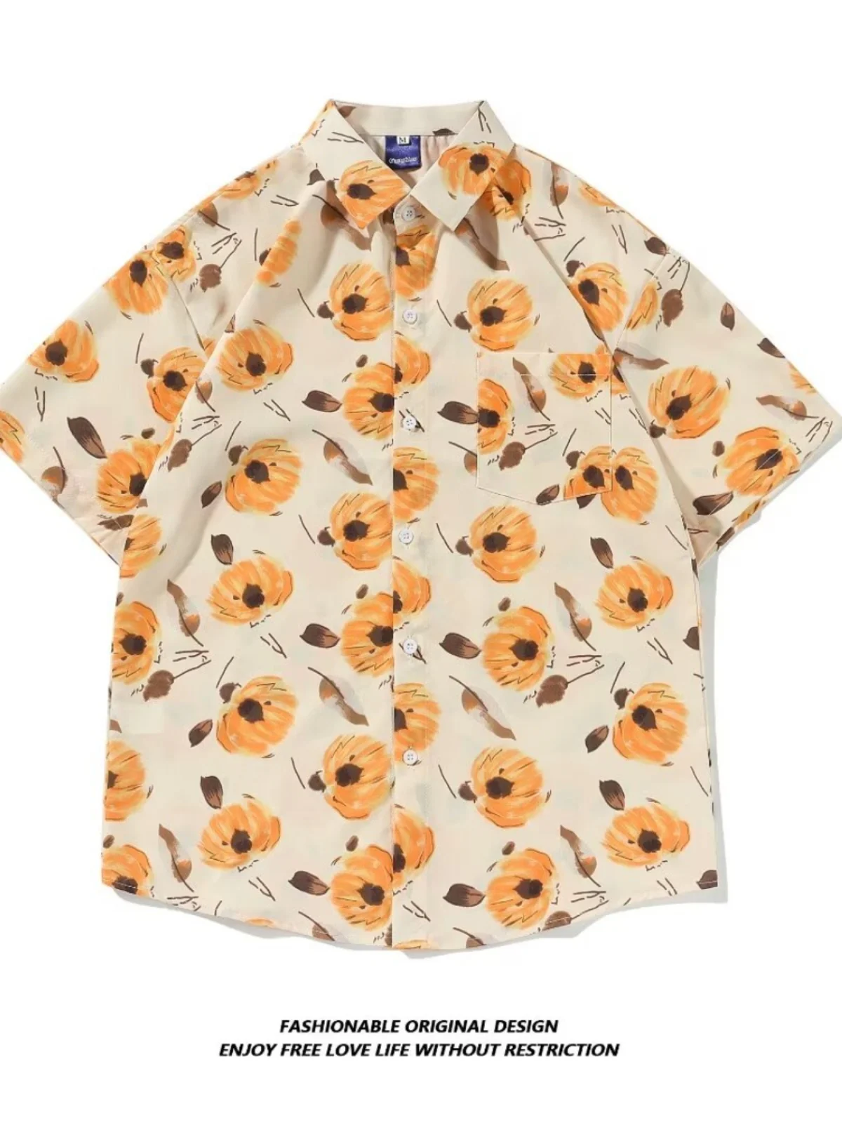 

Летний пляж Vaion Loose ort Sve Мужская одежда irt Hawaii Beach с принтом Повседневная одежда для пар с откидным воротником для путешествий