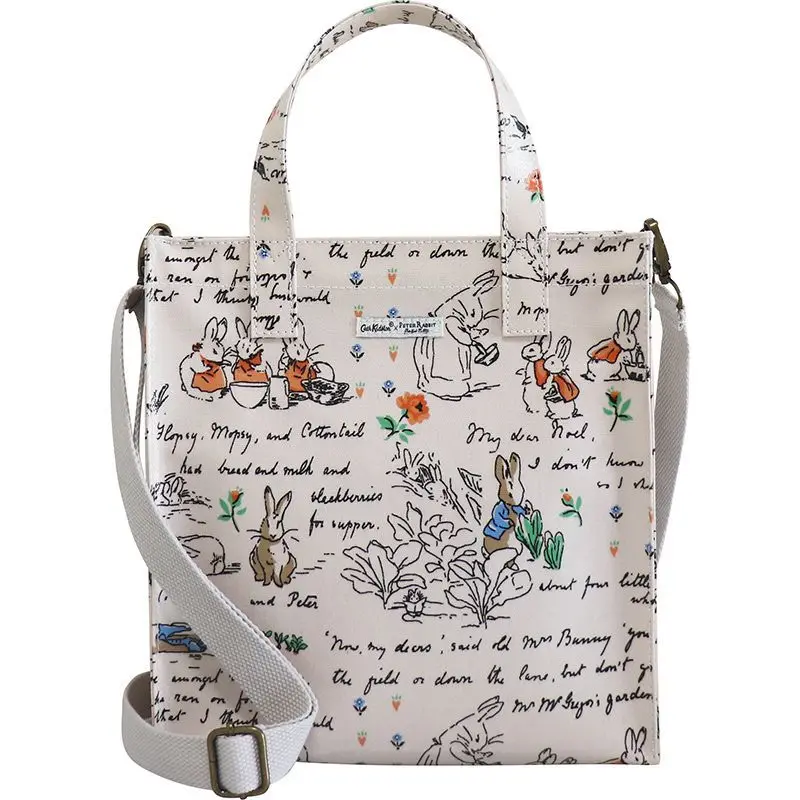

Cath Kidston мультфильм милая сумка через плечо с принтом большая вместительная водонепроницаемая холщовая сумка с диагональным крестом