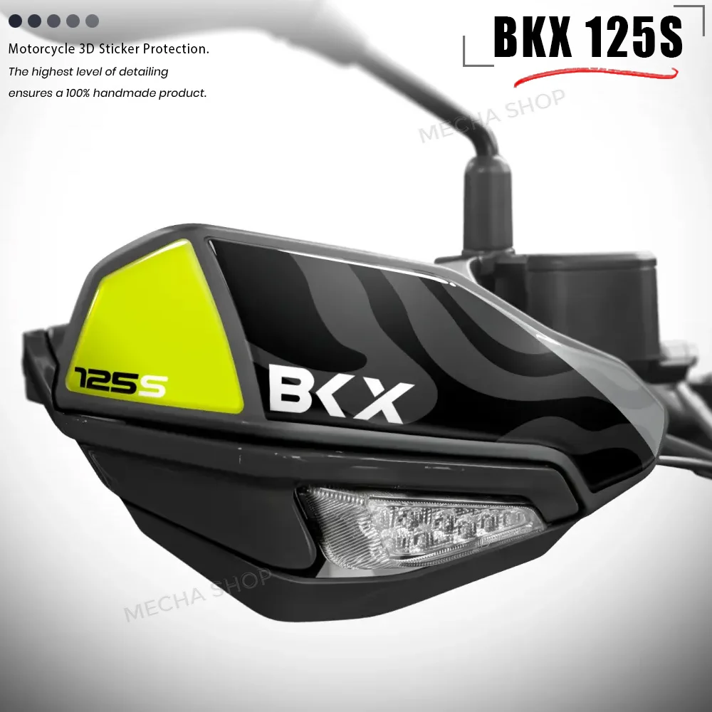 Motorcycle HandGuard Shield Stickers Motocross Hand Guard Protection Decals For  Benelli BKX 125S 2026