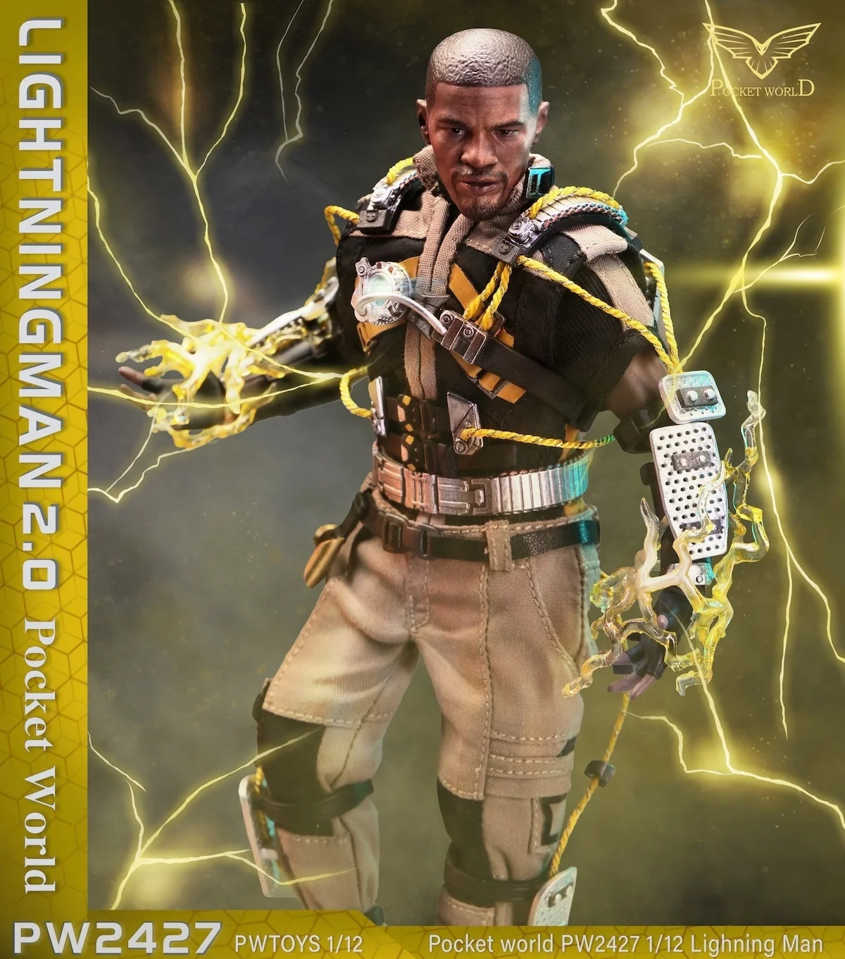 PWTOYS PW2427 1/12 Lighting Man 2.0 Max figurine 6 pouces