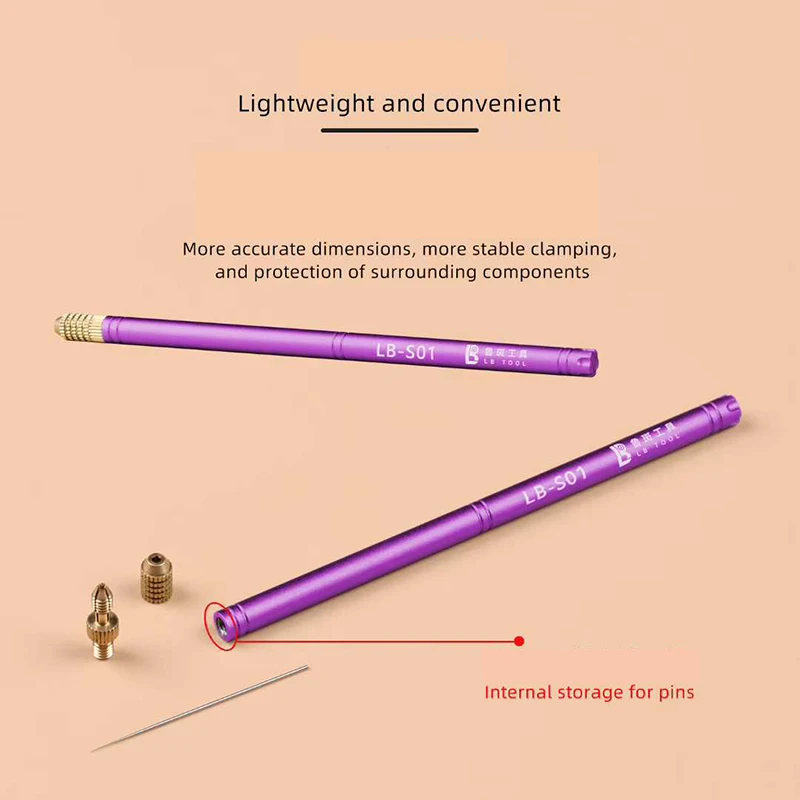 

LB Tool LB-S01 Handheld Knife Handle for Mobile Phone Repair Chip Pry Knife Handle CPU IC chip Remove Glue Disassemble Repair