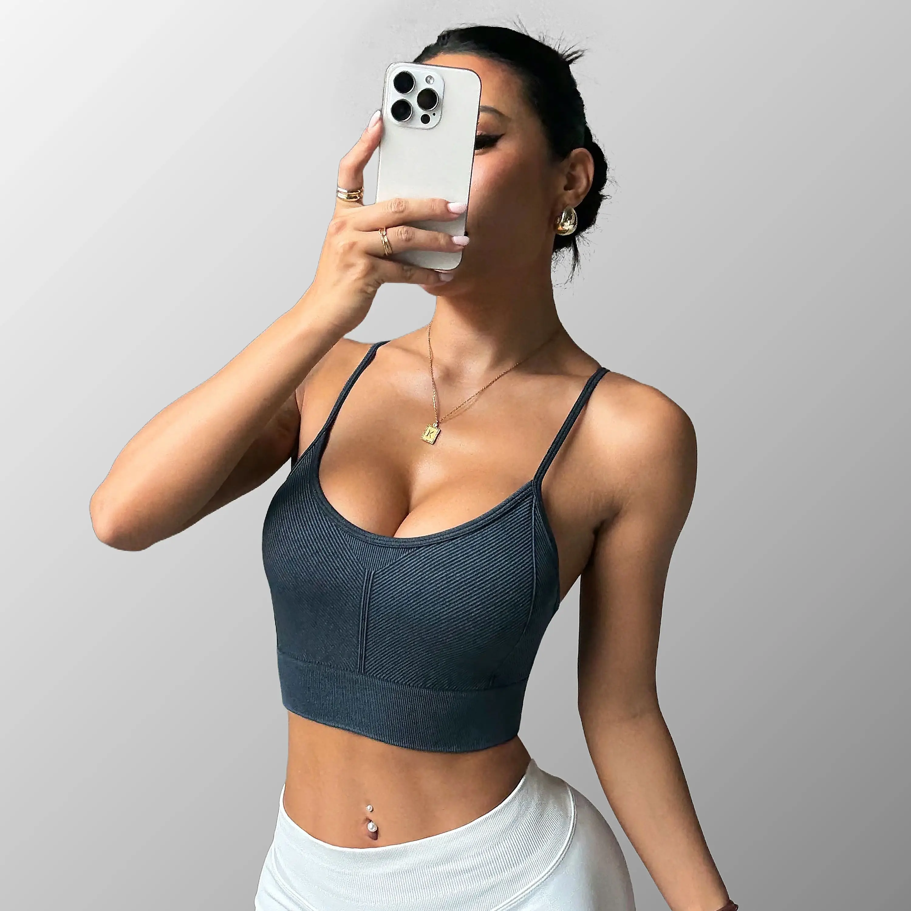Fitness Sport Yoga Bra Women Spaghetti Straps Cross Beauty Back Hollow Top Gym Yoga underwear Athletic With Chest Pad U-neck