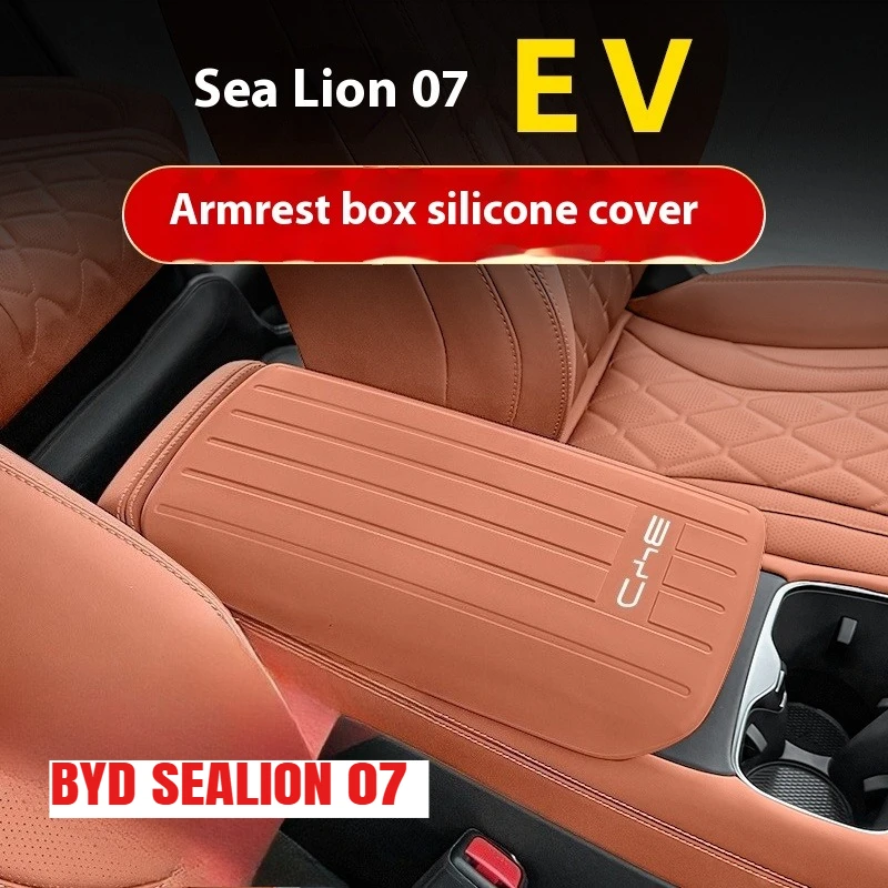 

Fit For BYD Sea Lion 07 EV Armrest Box Cover Silicone Central Handrest Box Protection Pad Interior Modification