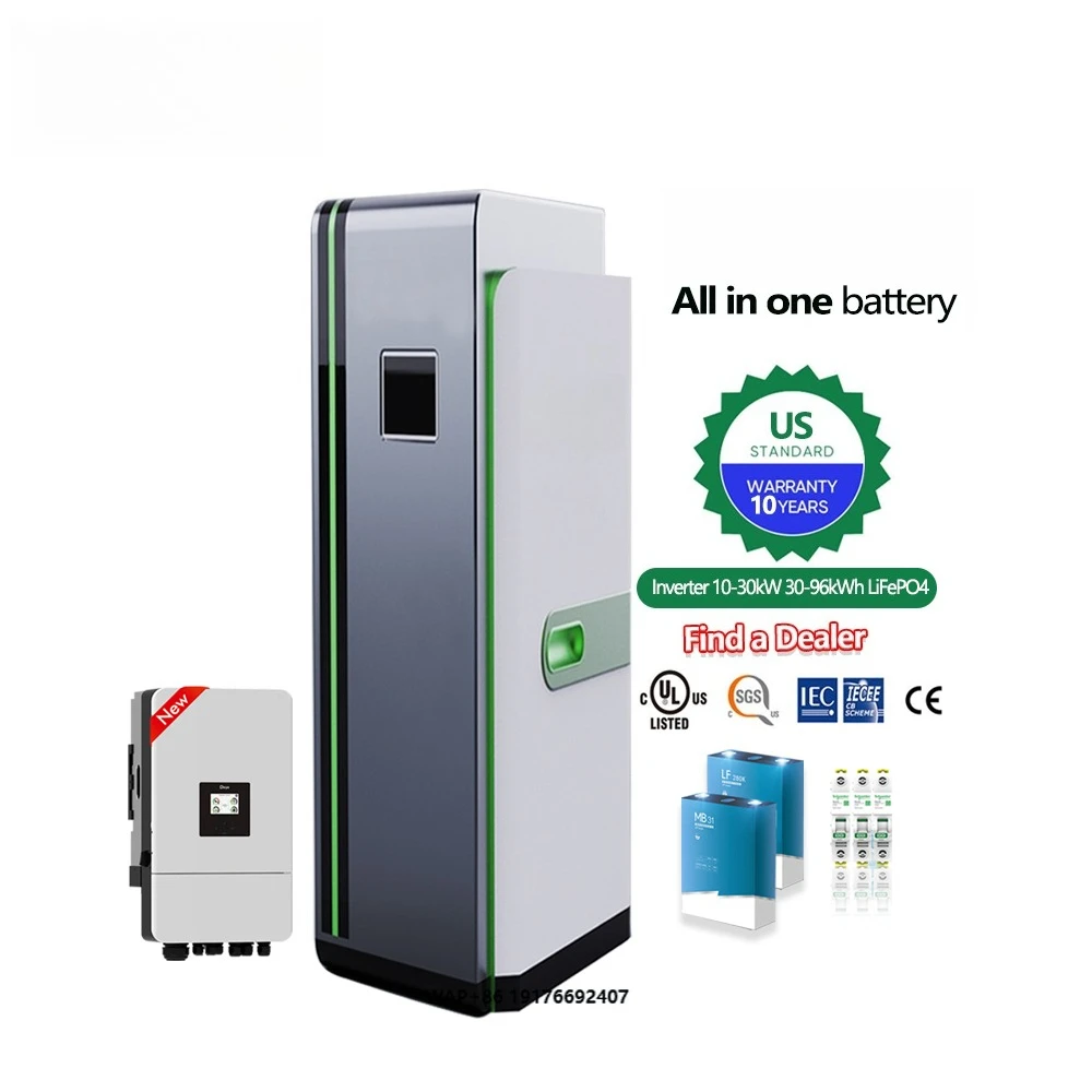 All in One System 8kw 16kw 20kw 30kw 50kw Split Inverter and 20 to 100kwh Battery Homeuse US Version Solar Systems in Stock