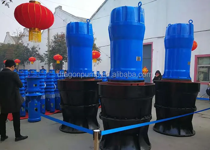 315Kw 8.2m 7200m3/h Axial Mixed Flow Pump Submersible  for Flood