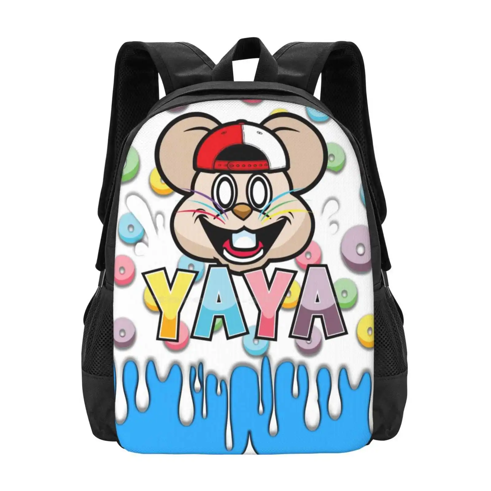 

6Ix9Ine Yaya Graphic Fashion Pattern Design Travel Laptop School Backpack Bag 69 Rat Rap Hip Hop Music 6Ix9Ine Gooba Tekashi