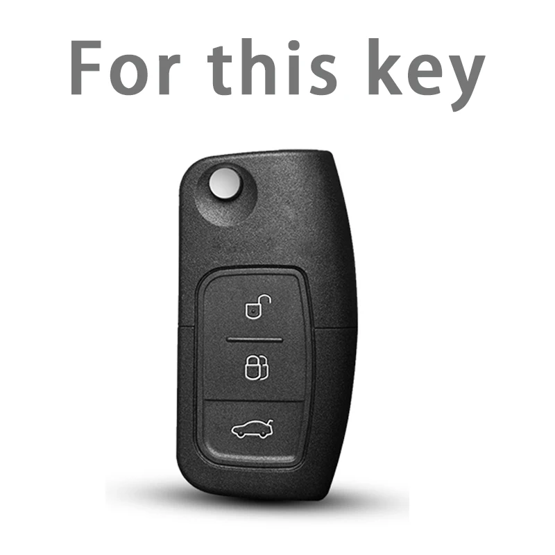 For Ford Focus 2 3 MK3 Mk4 Fiesta Mk8 MK3 MK7 Puma Mondeo Mk5 Mk4 Explorer Ecosport Kuga C MAX Bronco Mustang Car Key Case Cover