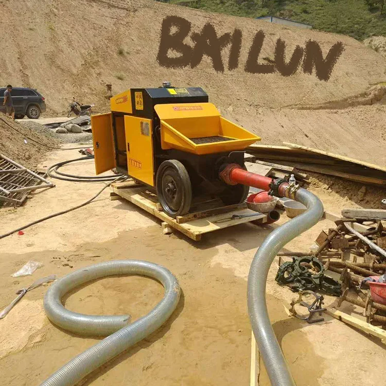 Small Mobile Mini Remote Control Concrete Pump Mini Electric Concrete Pumps