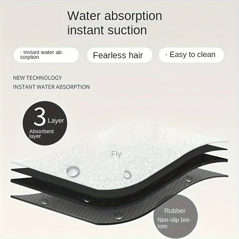 Semi-circular door rubbing mat arched diatomite printed entrance mat porch non-slip mat entrance water-absorbing mat