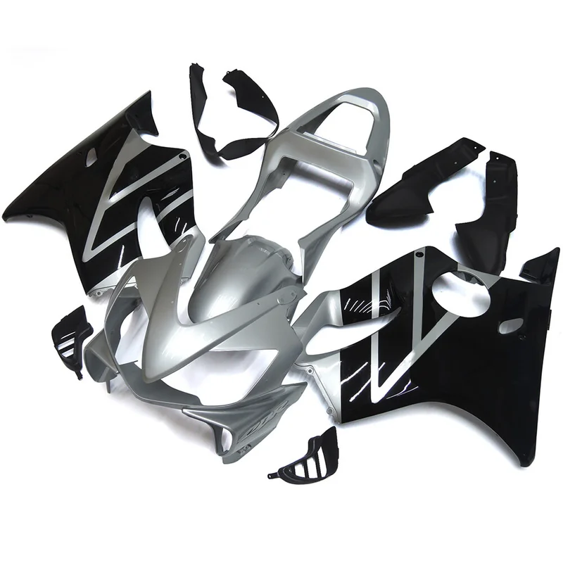 

Silver Black Painted Bodywork Body Fairings For 2001 2002 2003 CBR600 F4i