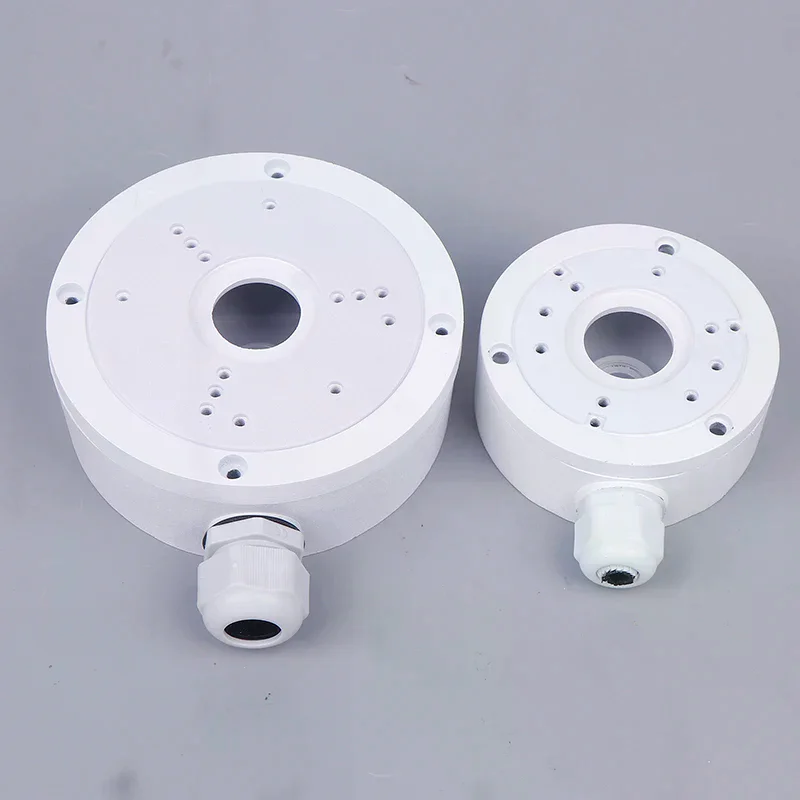 Hikvision DS-1280ZJ-XS-S Caja de conexiones Robusto aleación de aluminio Accesorios CCTV Ideal para sistemas de seguridad