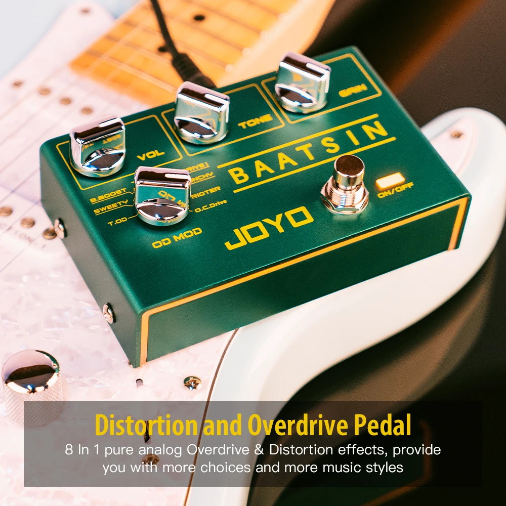 Guitar Pedal R-11 BAATSIN Classic Overdrive Pedal 8 Different OD/DS Distortion Effect Pure Analog Circuit Guitar Parts view 2