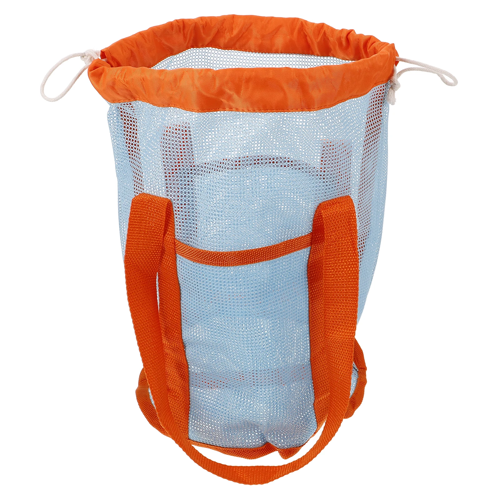 Beach Toy Storage Bag Children's Mesh Playing with Sand Toys Nylon Drawstring Bags Kids
