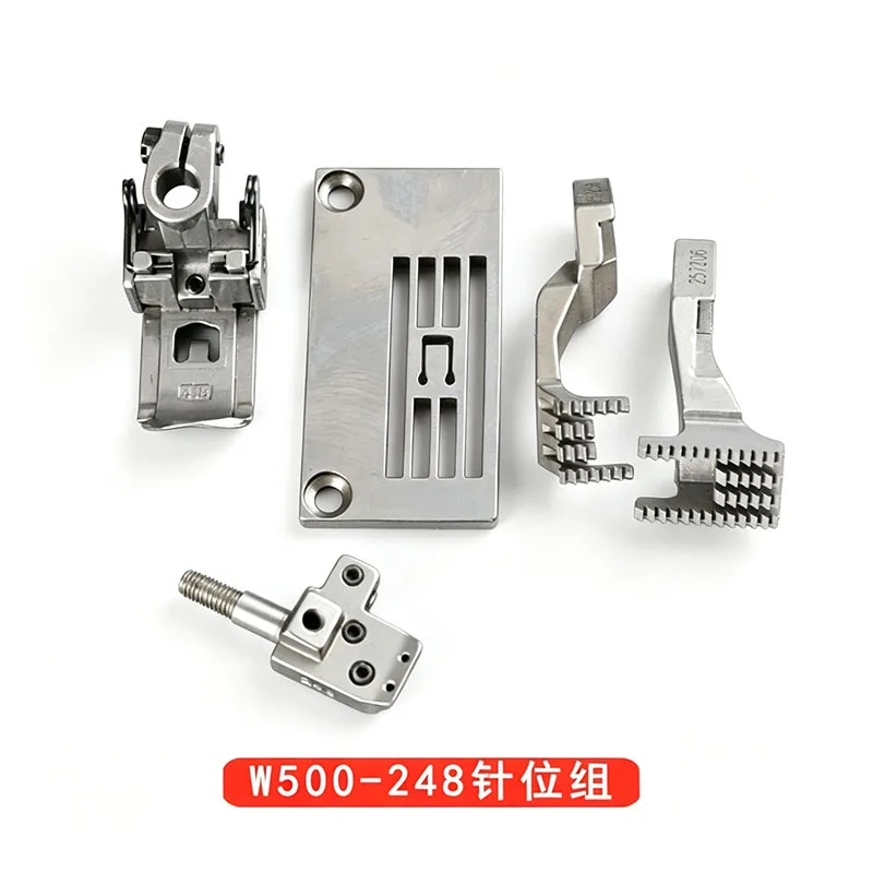 W500-248 Needle Position Set 4.8mm Gauge for Pegasus Coverstitch Machine Parts 257015B48 257460-48 Feed Dog Presser Foot