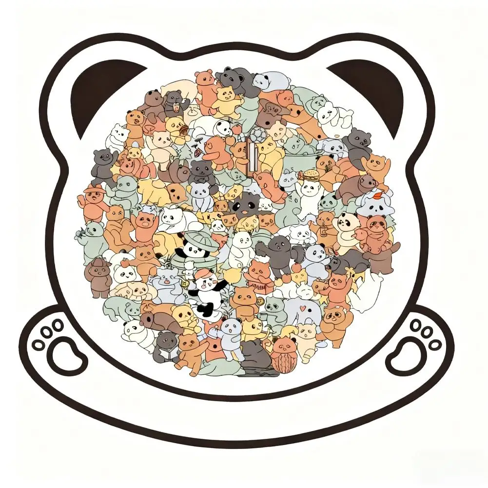 Colorful Wooden Dog Puzzle Cute Unique Irregular Puzzle Pieces Game Creative Gifts For Stress Relief Fun Educational Toys