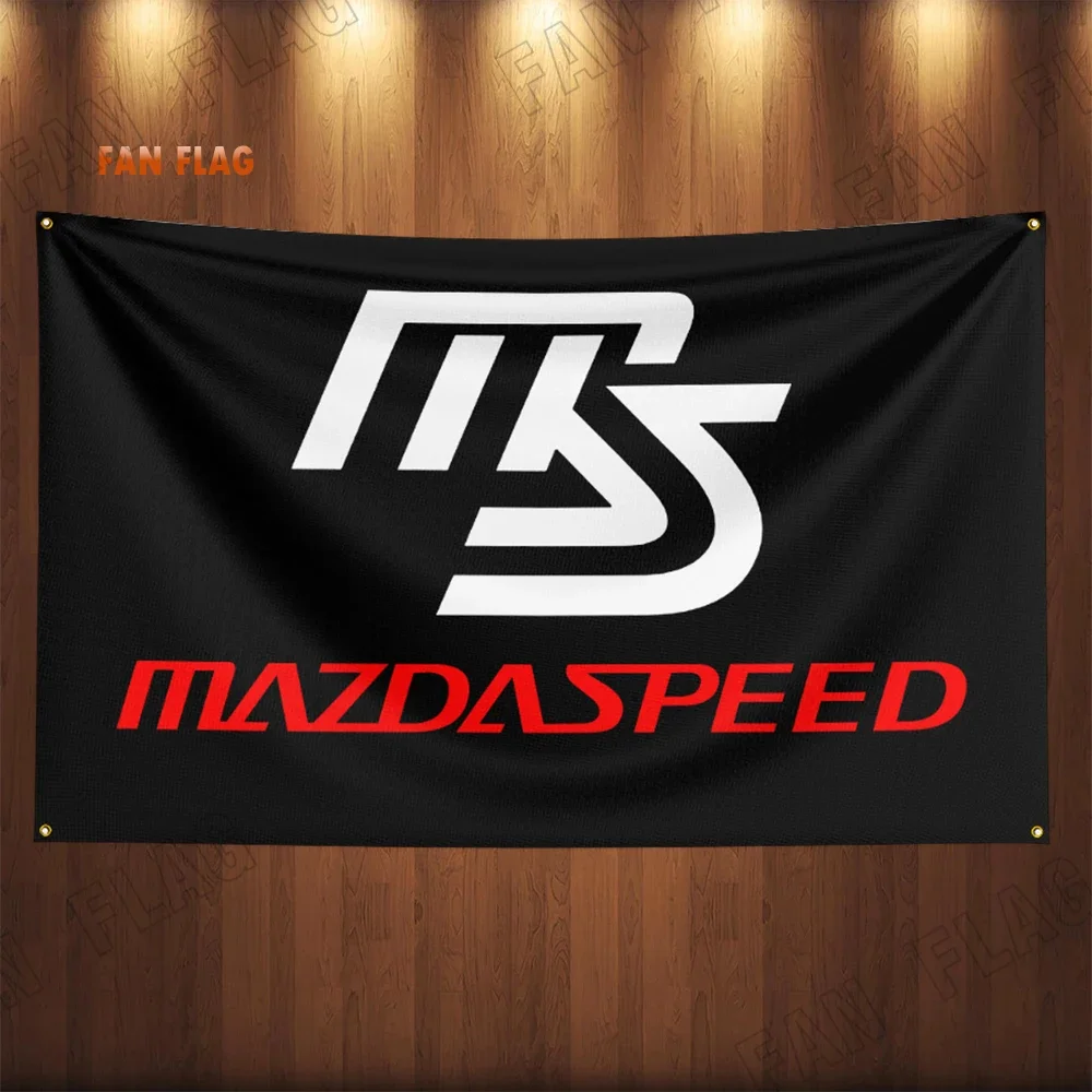 90x150CM Mazdaspeeds Auto Parts Flag Car Truck Motor Parts Accessories Banner Garage Outdoor Decoration Tapestry Poster