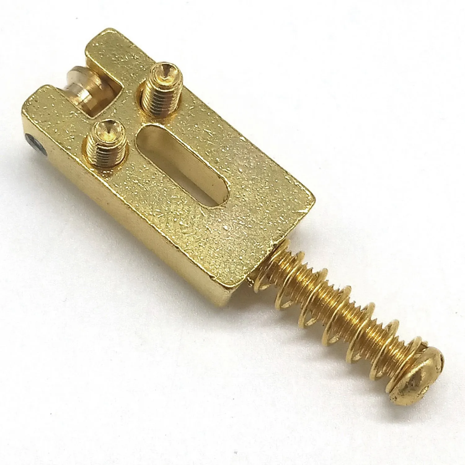 6 ชิ้นกีตาร์ไฟฟ้า ST Roller Bridge Tremolo Saddles พร้อมประแจสําหรับ Stratocaster Telecaster Gold