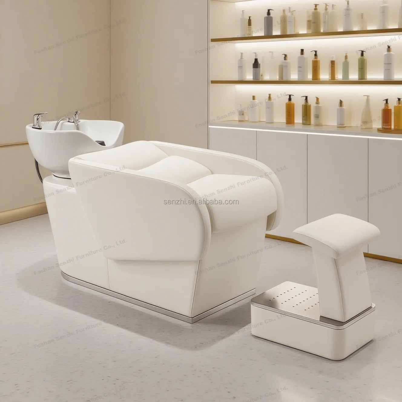 Modern  Shampoo Chair Salon Spa Bed Head Massage Beauty Shampoo Bed Portable Without Pipes